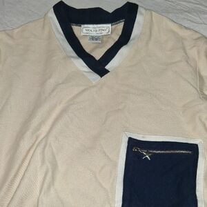 WoMan's Cream and Black Sweater ,MoltoFino size small